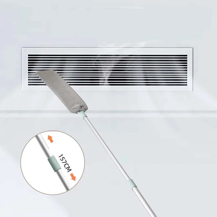 Hot Sale Long Handle Folding Retractable Extended Housework Dusting Cleaner Bed Gap Dust Brush