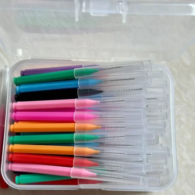 Interdental Brushes Dental Floss Teeth Brush Cleaning Toothpick Healthy for Teeth Cleaning Oral Care with Box Package