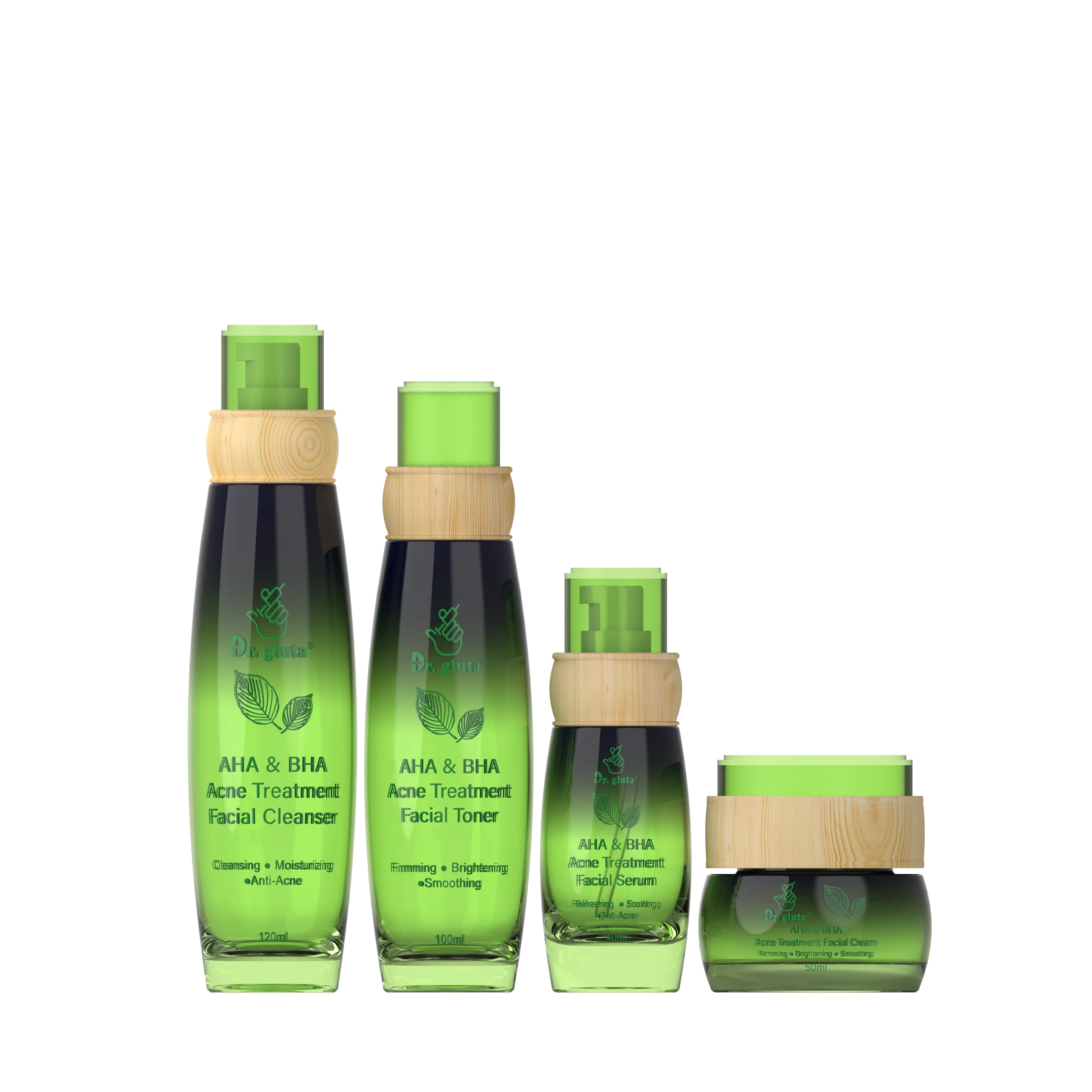 Extra Strength Acne Kit, 2% Salicylic Acid & 5% Benzoyl Peroxide for Severe Acne, Redness Relief Acne Treatment Repairing Acne