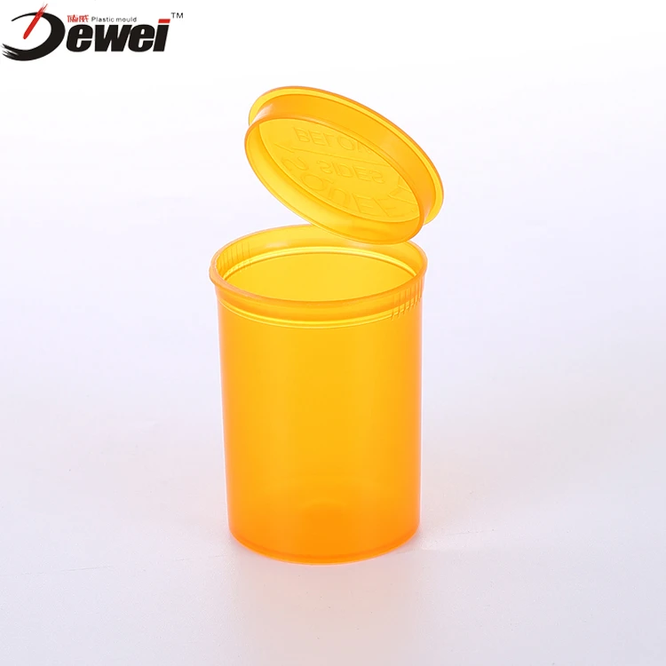 Pill container pop 13/19/30/60Dr pop tablet vials