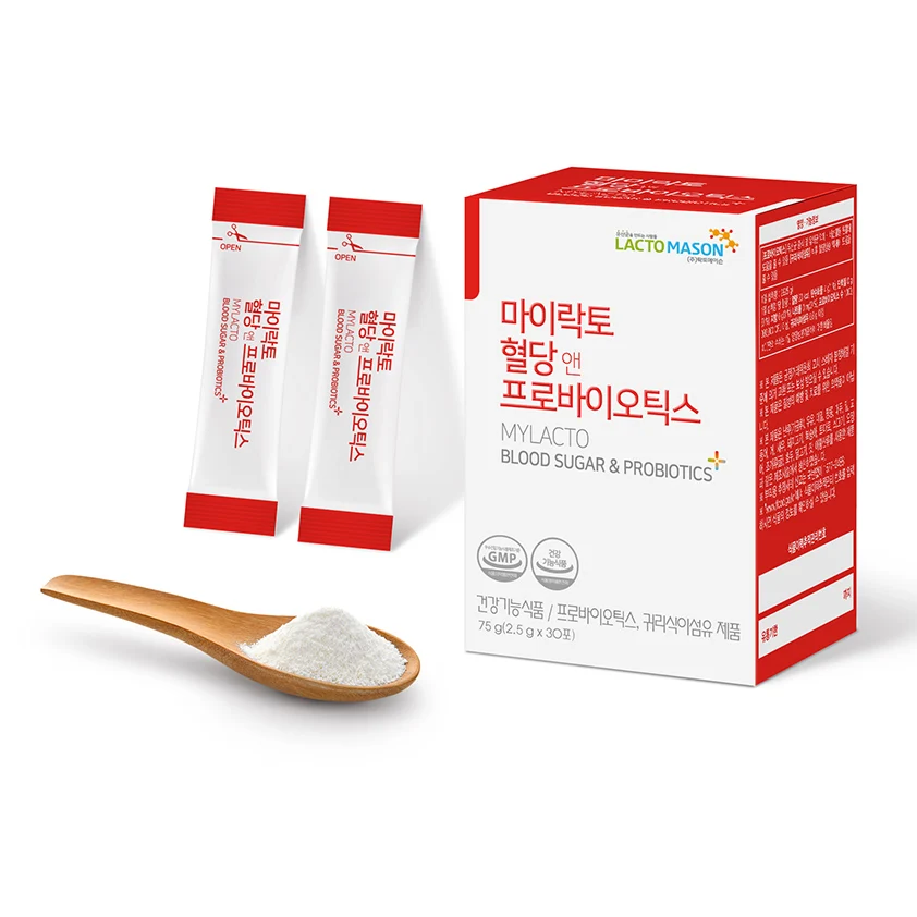 Organic Korean MYLACTO Patented Strains Health Supplement Increase Lactic Acid Bacteria Blood Sugar and Probiotics Powder