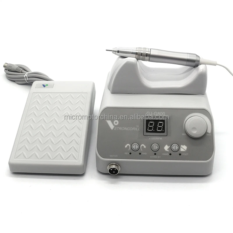Electric professional high speed nail manicure making drill machine strong brushless micromotor