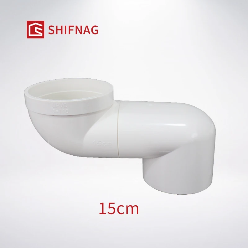 high quality pvc toilet  drain shifter for  Drainage Systems pvc pipe fitting for plumbing toilet  125 150 175 200mm