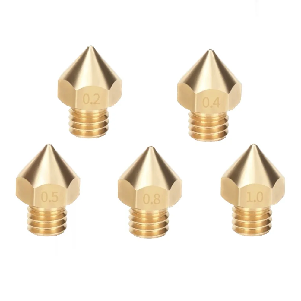 Lankeda 3d printer nozzle MK8 brass nozzle for Creality CR10 / Ender 3pro / Ender5 / Replicator