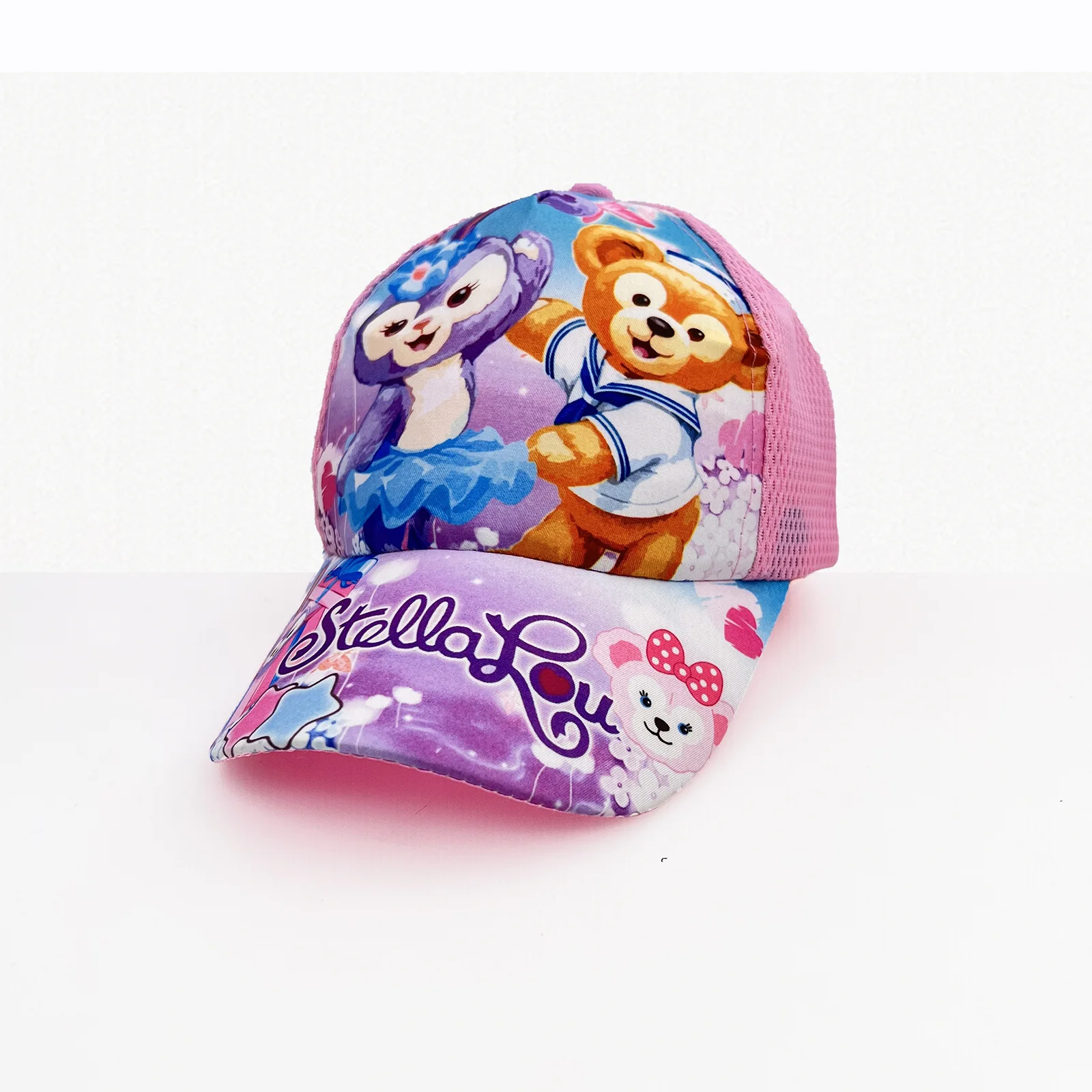XUX 54cm Cartoon Lovely Squirrel Bunny Printed Kids Hats  Perfect for Spring and Summer Sun Protection Children Hat Wholesale