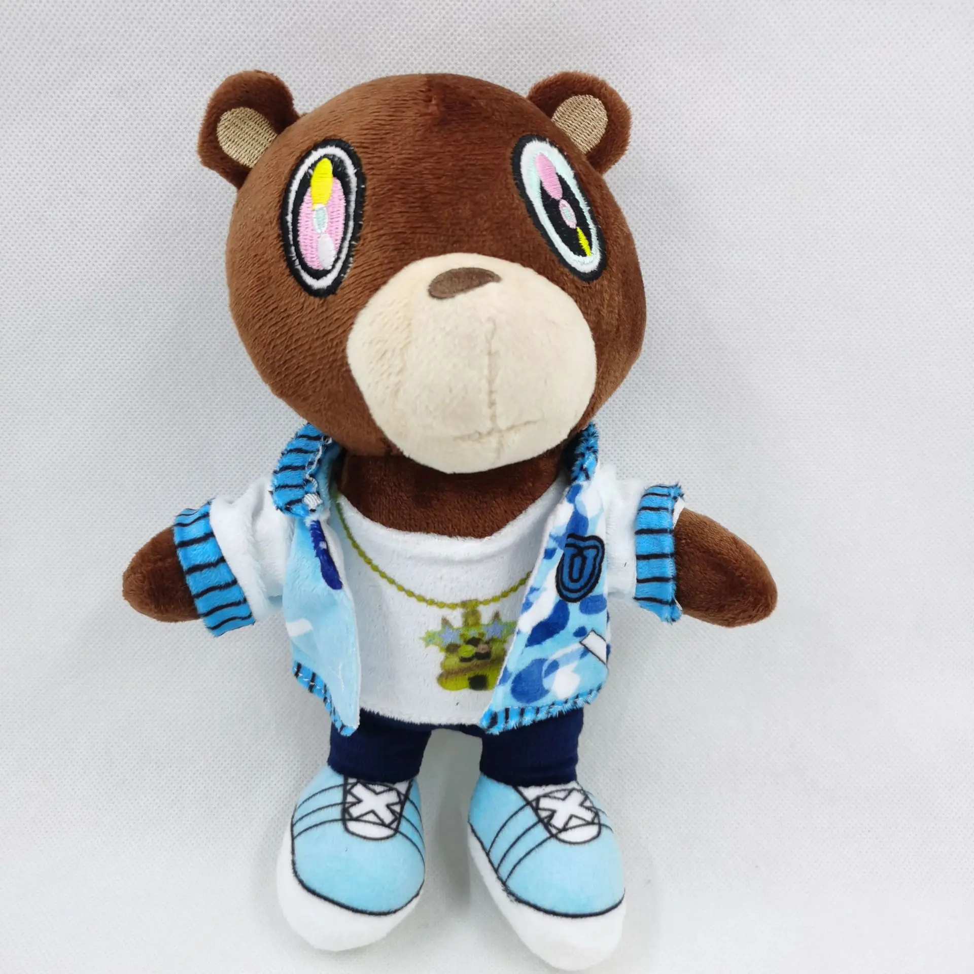 26CM Kanye West Teddy Bear Plush Doll Stuffed Animals Dropout Bear Gifts and Decoration