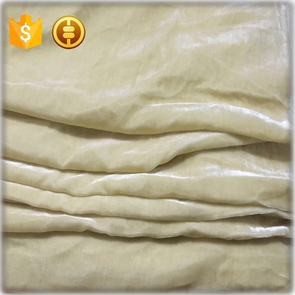
velvet silk fabric formal dress fabric 