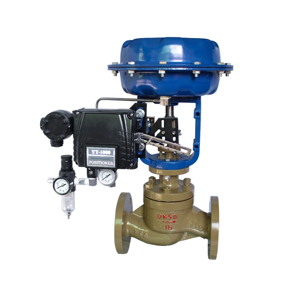 COVNA Control valves pneumatic diaphragm control globe type valve for power plant and dairy pasteurizer