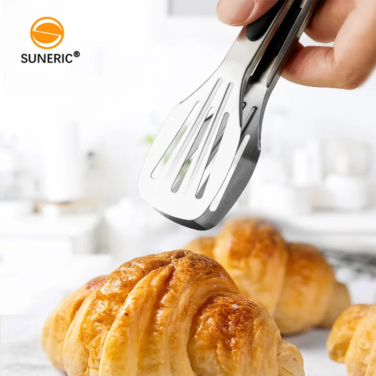 Grill Extra Long Handle 9 12 Inch Bbq 2 Function Kitchen Scissor Stainless Steel Barbecue Food Tongs Of Rotating