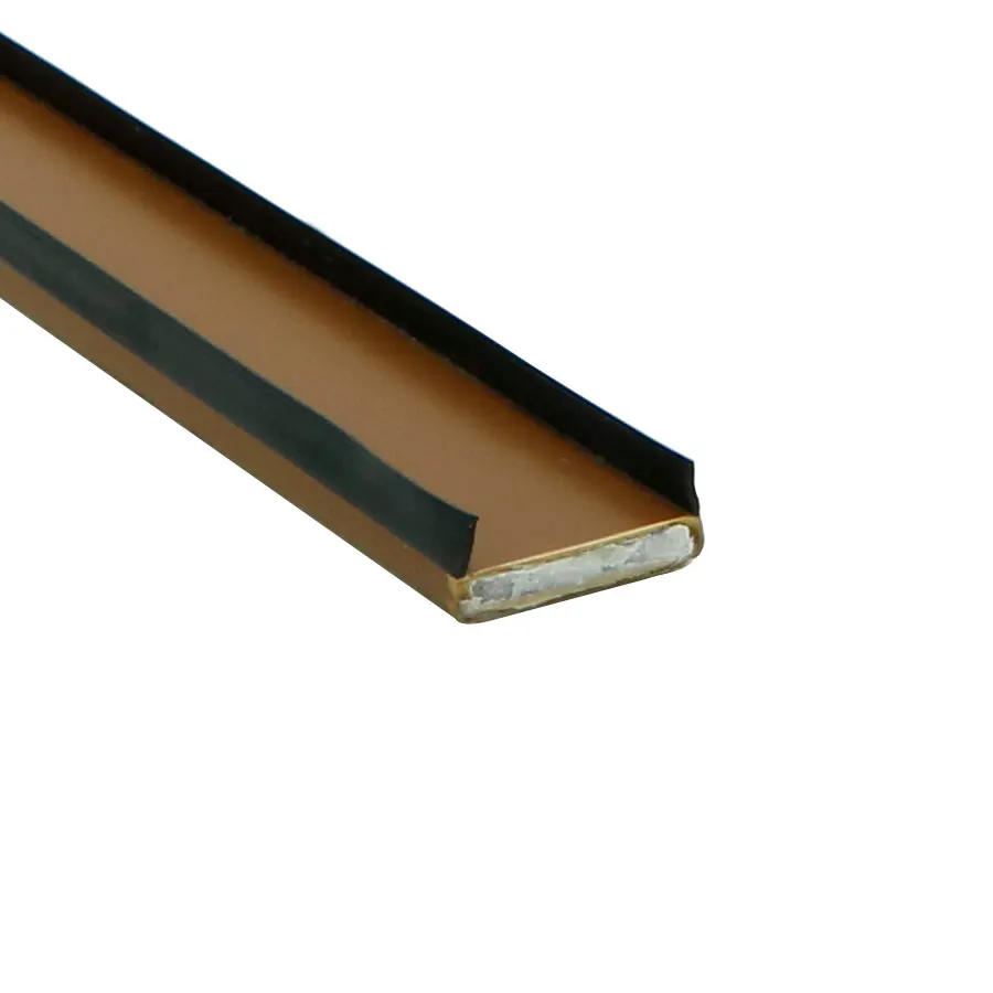 20mm Self-Adhesive Rigid Intumescent Fireproof Sealing Bar Doors Windows Seal Strip Weatherstrip Flame Retardant PVC Side Wing