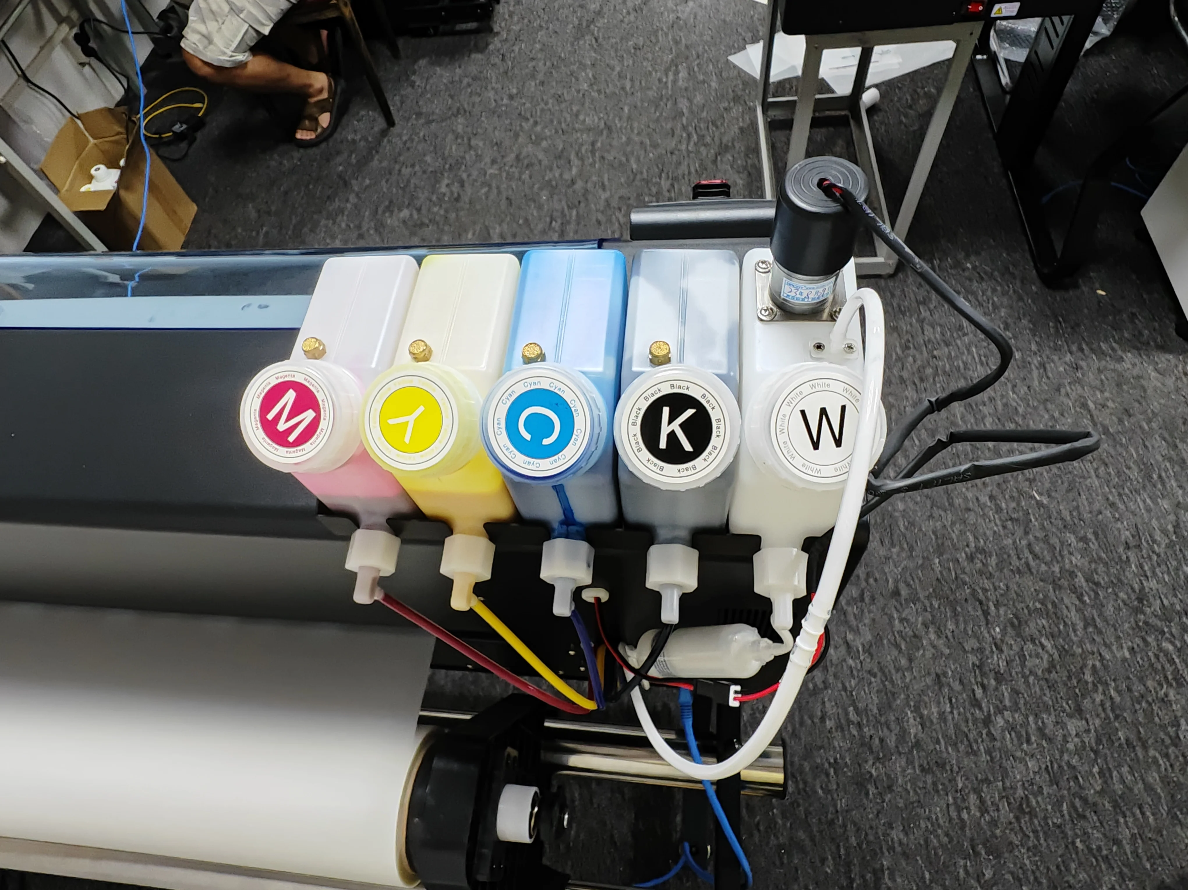 60CM Dtf Digital Tshirt Label Logo Transfer Printer with Two I1600 Printhead Machine for T-shirt Clothes Garment Small Business