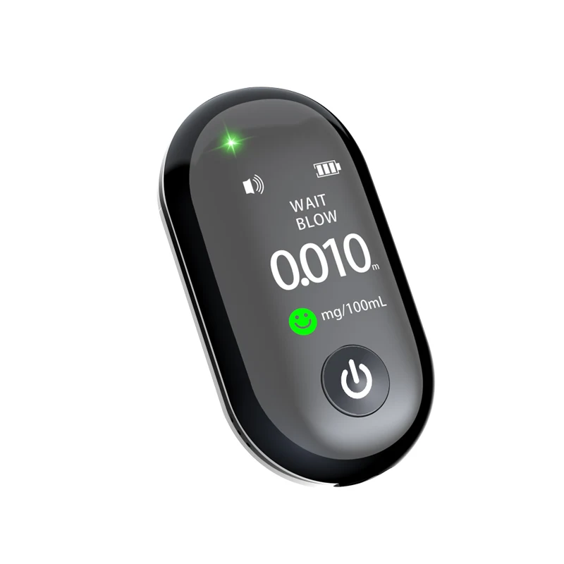 Konheal Breathalyzer Alcohol Detector Checker Portable Mini Non-Contact Lcd Screen Digital Breath Mouthpiece Alcohol Tester