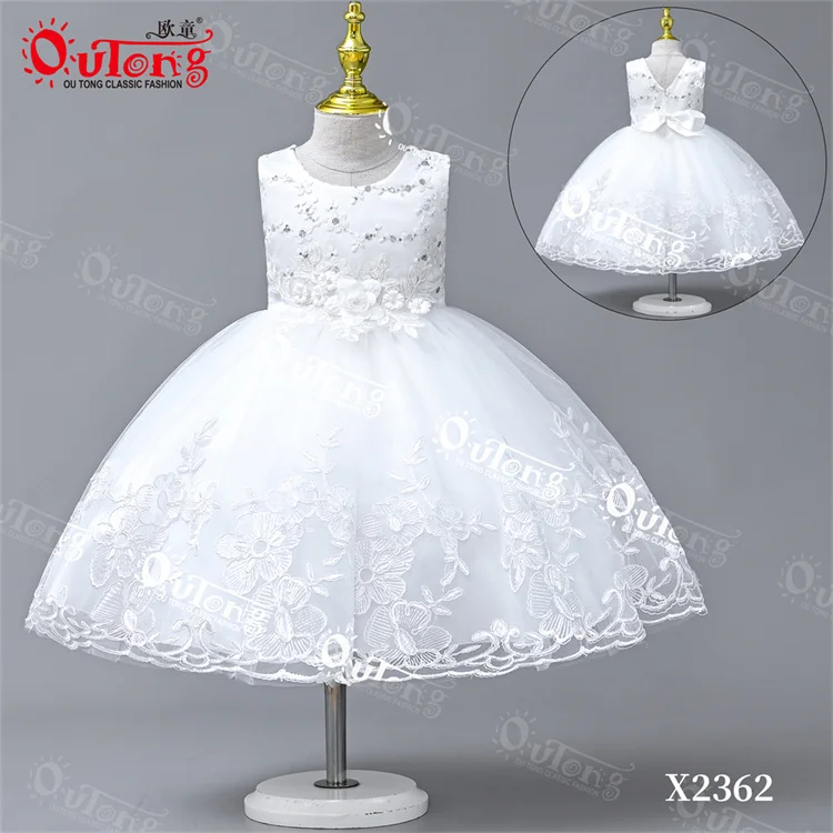 Yoliyolei Flower Girls Party Puffy Ball Gown Birthday Tutu White Wedding Dresses Noble Dress Skirt Girl Tutu Dress 2023