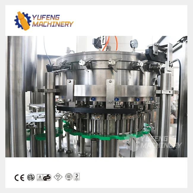 Fully Automatic 4500BPH PET Plastic Bottle Carbonated Soda Drink Filling Machine