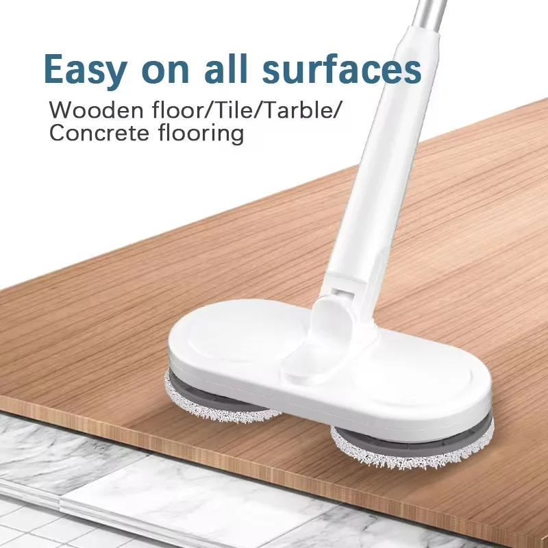 Multifunctional household wet and dry lazy electric  mop with water spray high-speed rotation cleaning smart electric mop