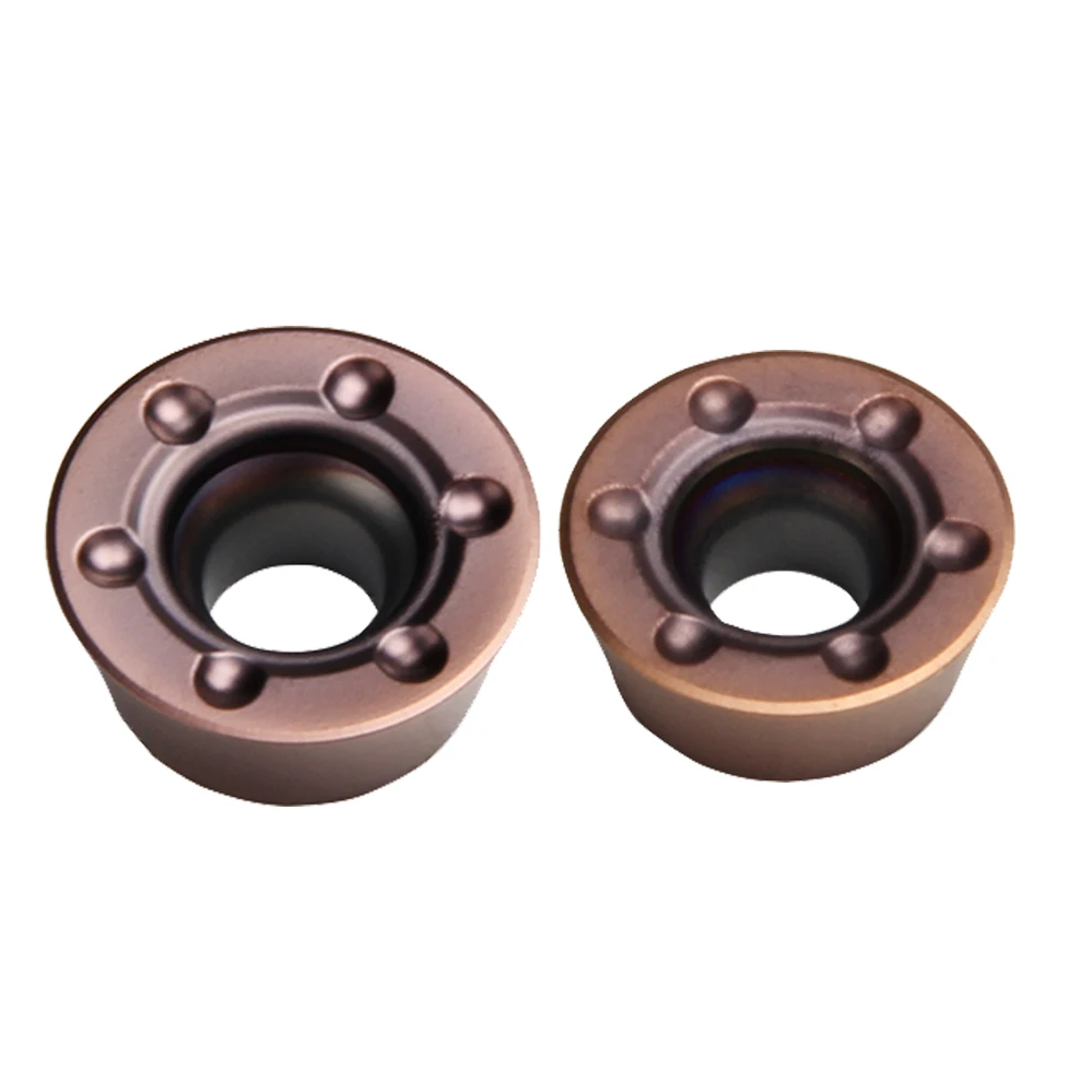 Высокая твердость rpmw 1003 rpmw1003 круглый карбидовая вставная режущая многогранная пластина для фрезерных станков вставка