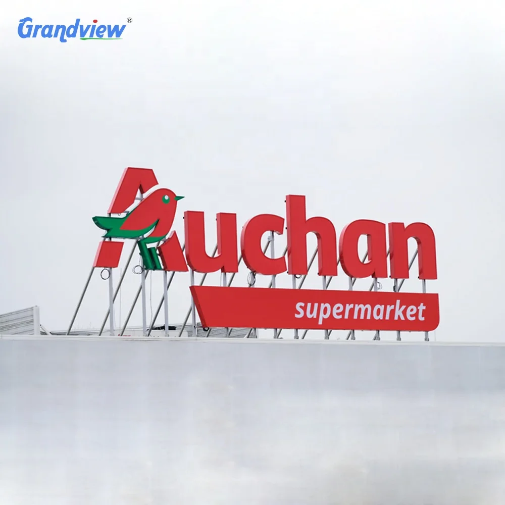 laser cut acrylic letters cut out led letter signs commercial building signs