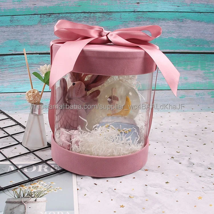 Индивидуальные прозрачные коробки для труб, Подарочная пластиковая круглая коробка для oud