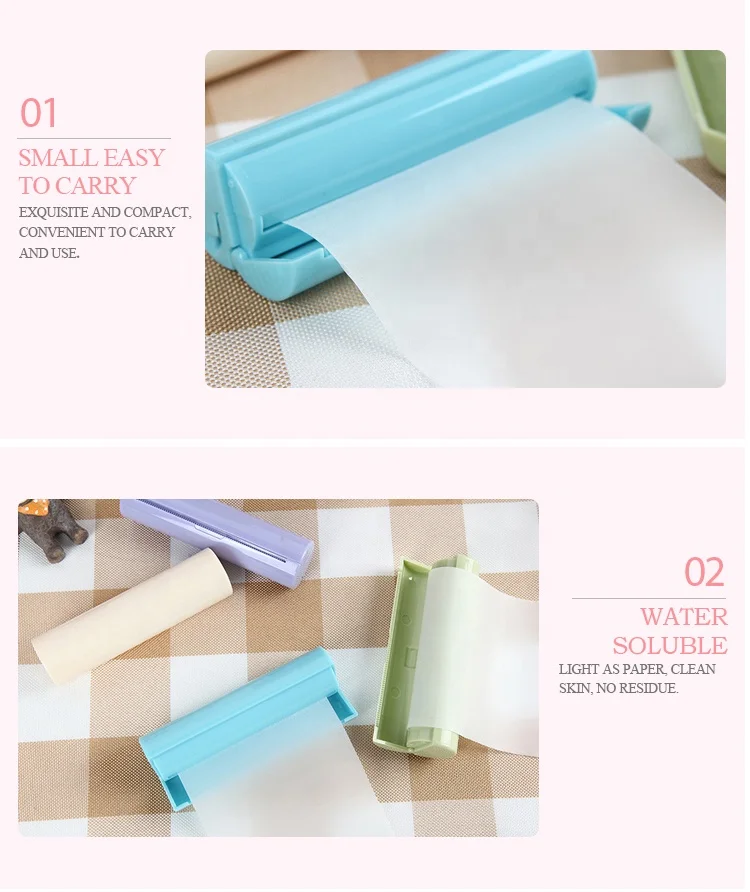 Epsilon Portable paper soap outdoor hand paper soap tablets creative promotional travel portable soluble soap paper roll