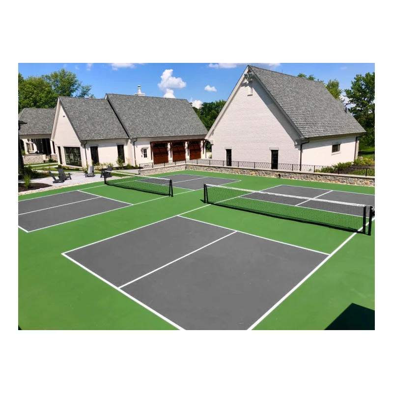 Non warp pickleball court sports flooring interlocking outdoor pickleball court mat pickleball flooring