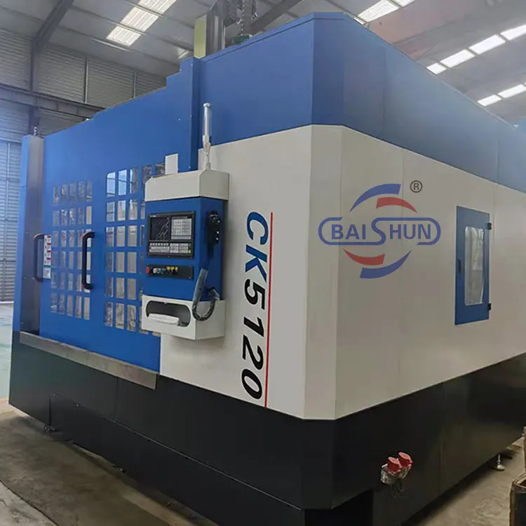 Full Cover High Speed Disc Drum Brake Cnc Vertical Lathe Turning Center From China With Competitive Price