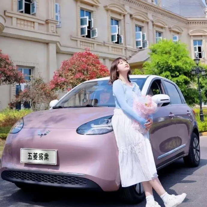 Лидер продаж 4-местный мини-электромобиль Wuling Hongguang Bingo