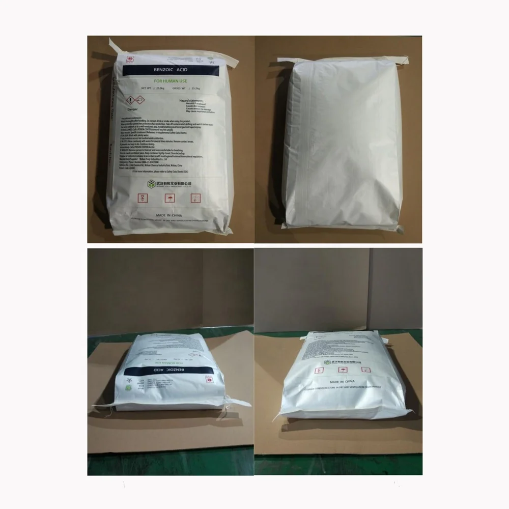 
Tech Grade Preservatives Crystal Powder Benzoic Acid 