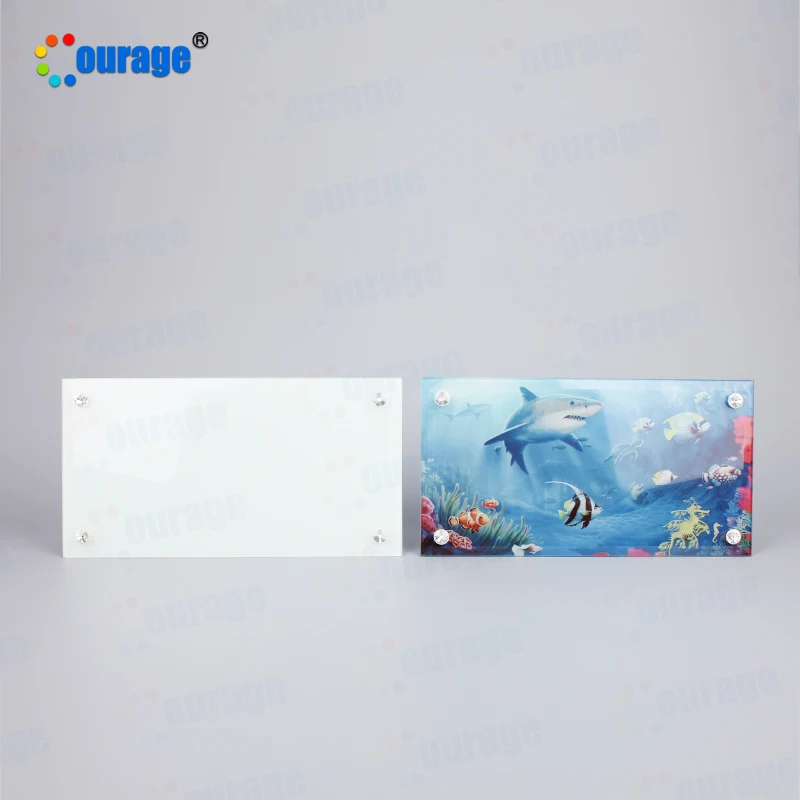 Sublimation Coated Glass Photo Picture Frame Design BL-29