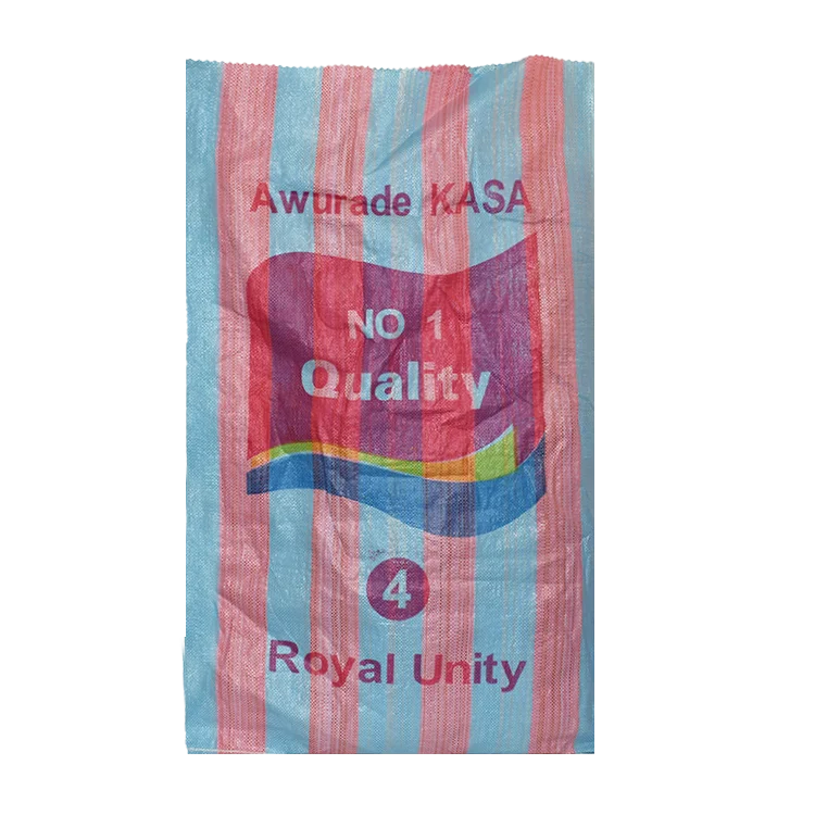 strong durable 50kg sack printed pp woven plastic bag for shrimp farm dog horse fish chicken feed bag