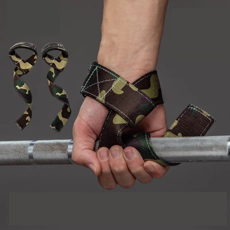 GJZ6315 Hard Pull Neoprene Cushioned Custom Printing Wrist Belts Anti-Skid Powerlifting Straps for Gym Weight Lifting