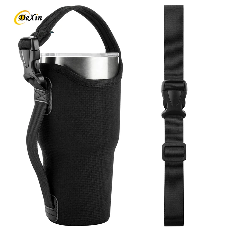Custom Printing Neoprene Ice Coffee Sleeve Waterproof Insulator Cup Sleeve Reusable Cooler Bag Cold Drinks Insulated Cupsleeve