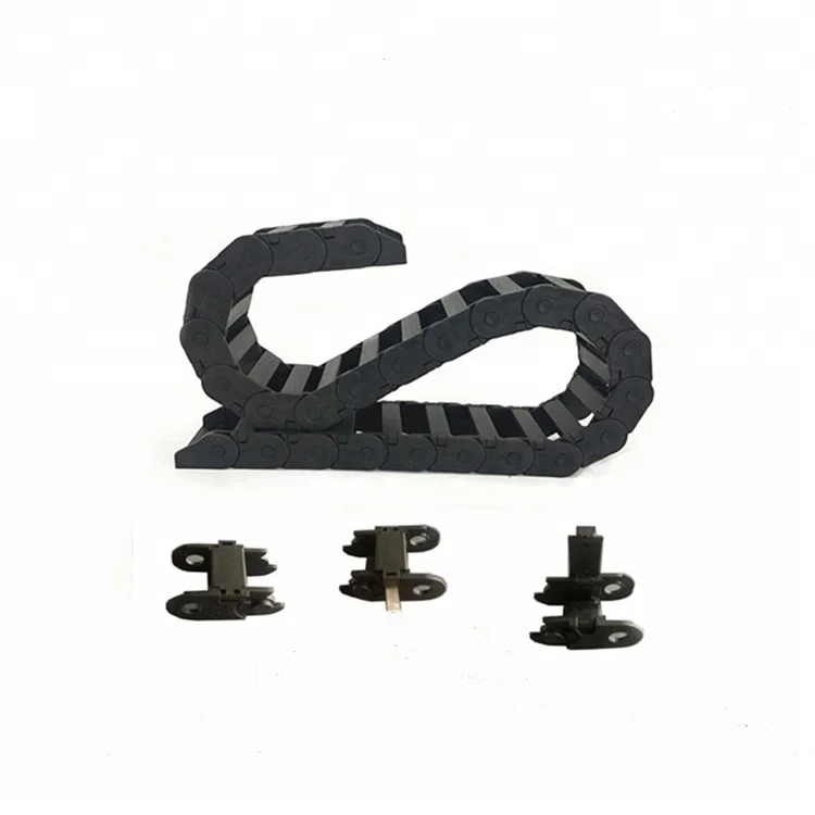 Krius S-Shaped Nylon Rotation Energy Chain Plastic Tow Chains Cable Carrier Drag Chain Protecting Cable