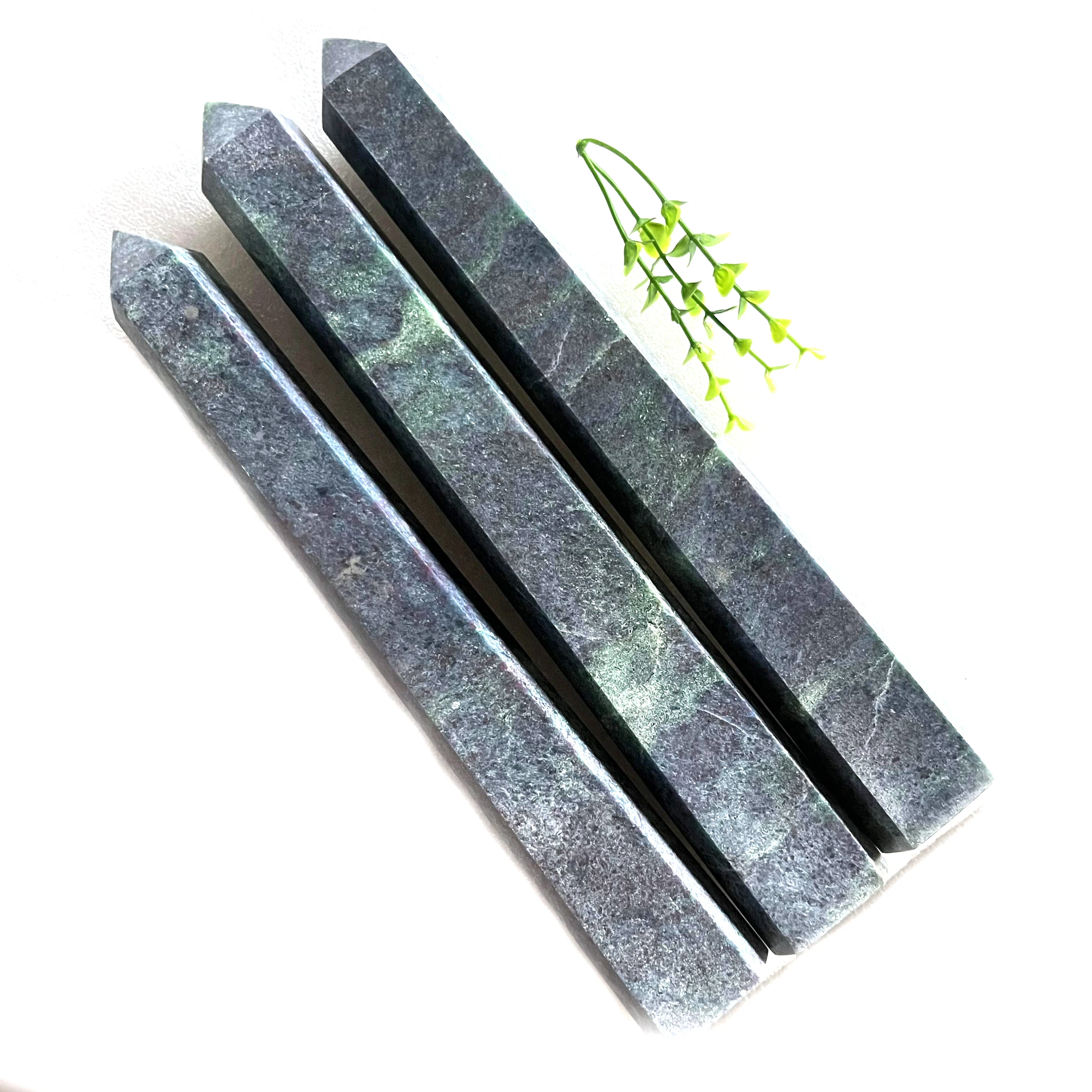 Natural Wholesale Bulk Rock Crystal Big Tower Blue Epidote Tower For Gift Spirit Healing