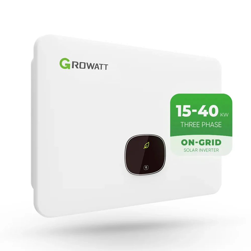 Growatt Grid Tied 15Kw 20Kw 25Kw 30Kw On Grid 10000W Hybrid Solar Inverter With Wifi