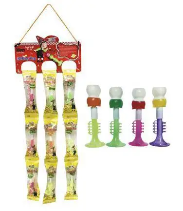 Высококачественный упакованный столовый красочный Фруктовый Ароматизированный пресс-мегафон конфеты игрушки закуски оптовик