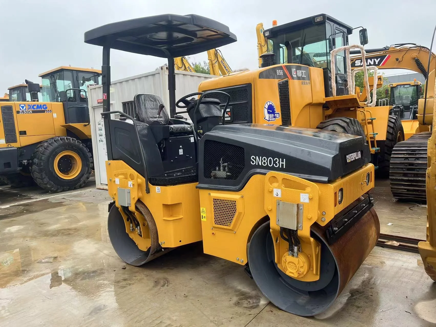 Low price Original Caterpillar CAT803H Impact Road Roller Price for Road Construction Machine CS683 CS534 CS56