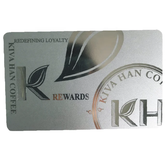 Customized Printing  PVC Cards with embossed number overlay for high quality pvc business card