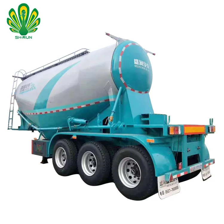 shengrun new used bulker cement tank trailer 3 axles for sale