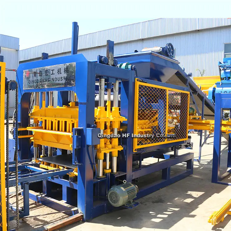 QT4-15 hydraulic block machine concrete block machine in mexico interlocking compressed earth block machines