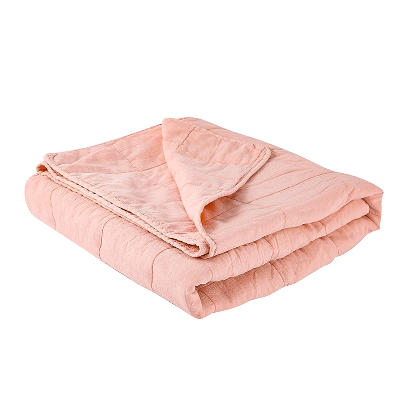 Spring and summer spray cotton blanket office nap quilt bed air conditioning cover leg blanket thin