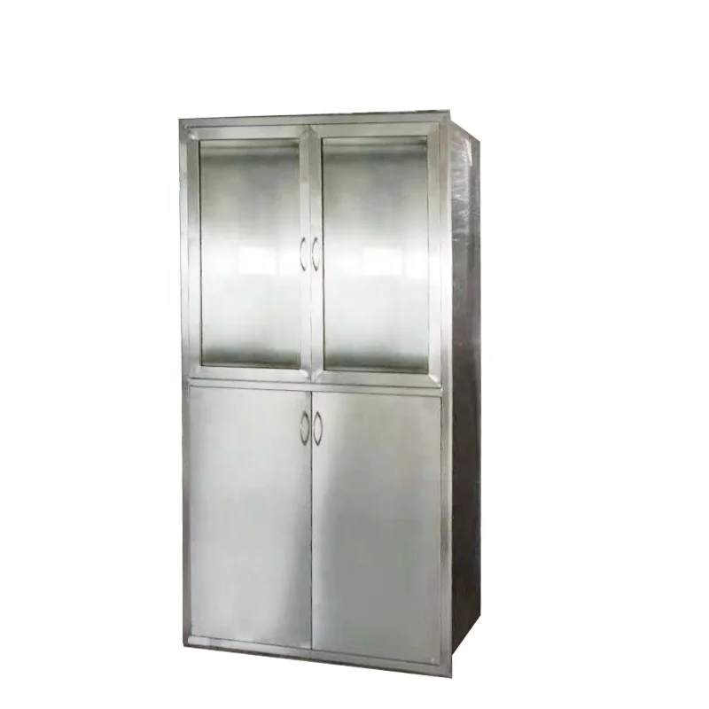 High Quality SUS 304 Stainless Steel Medical Instrument Cabinet Dust Free Medical Cabinet Hospital Furniture (1600294780208)