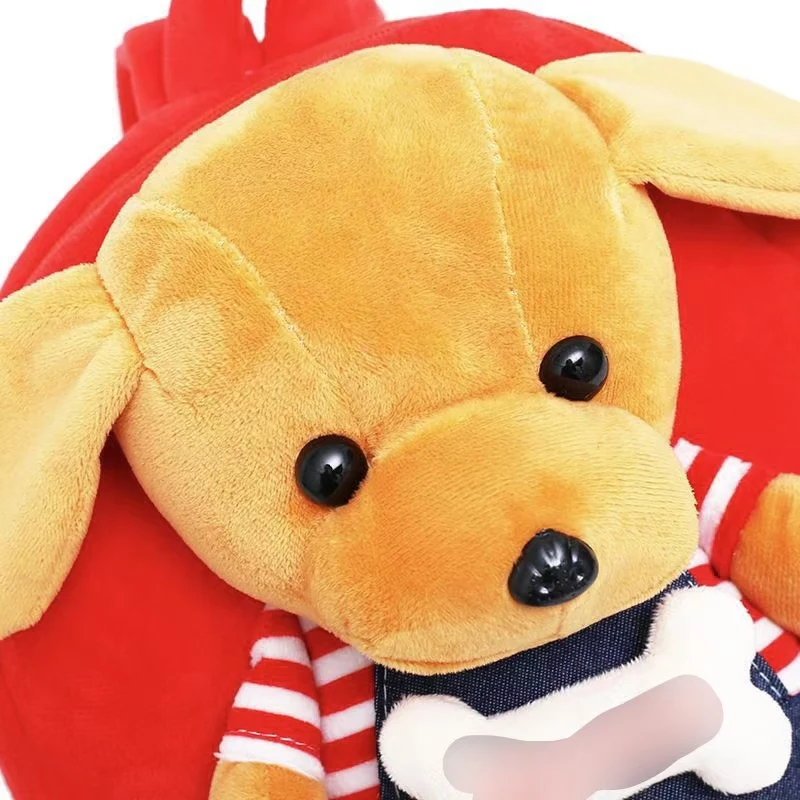 Girls School Student Girls Kids Bookbags Schoolbags Book Cartoon Animal Plush School Bags Backpack Cartoon Plush Doll Backpacks