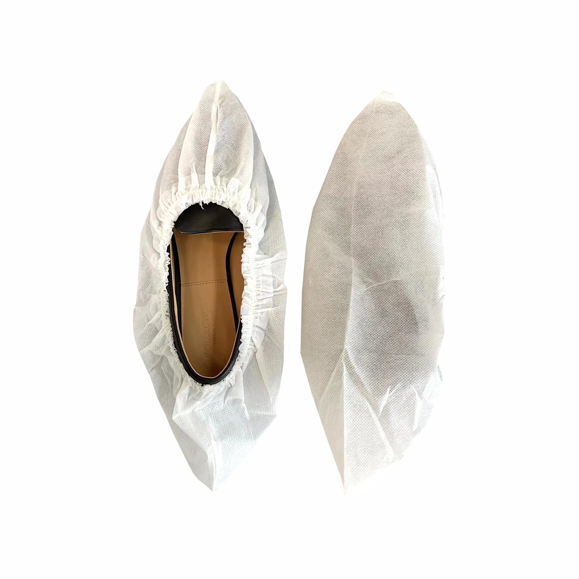 White thickened non-woven shoecover disposable foot cover for home adults or children and students room cloth indoor non-slip