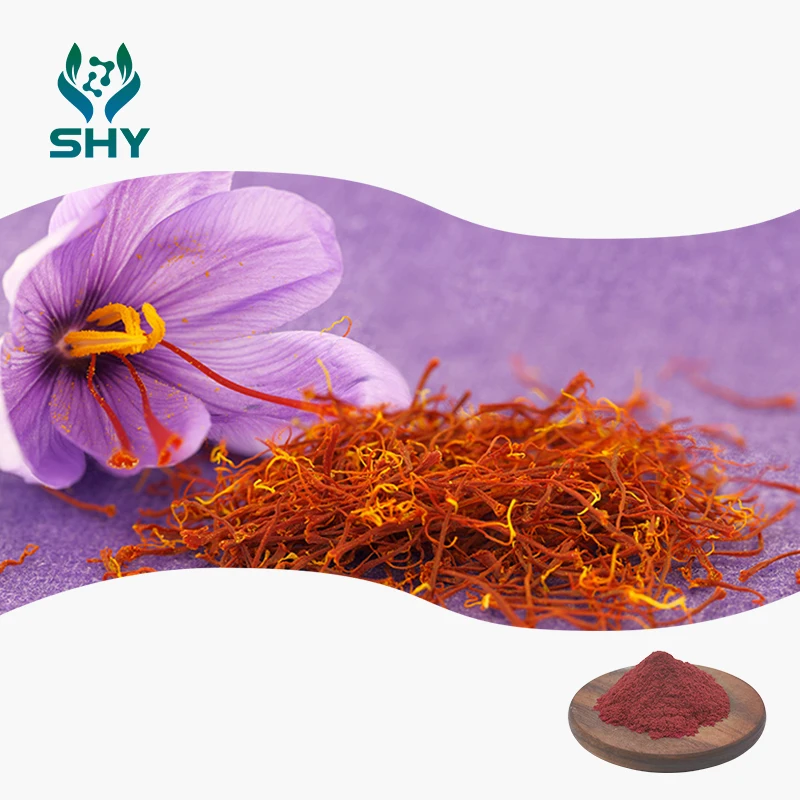 Crocus Sativus экстракт шафрана порошок высокое качество растительный с содержанием Safranal