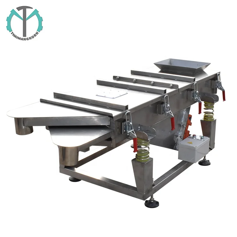 Powder plastic food linear vibrating screen from China linear vibration sieve machine vibrating sifter