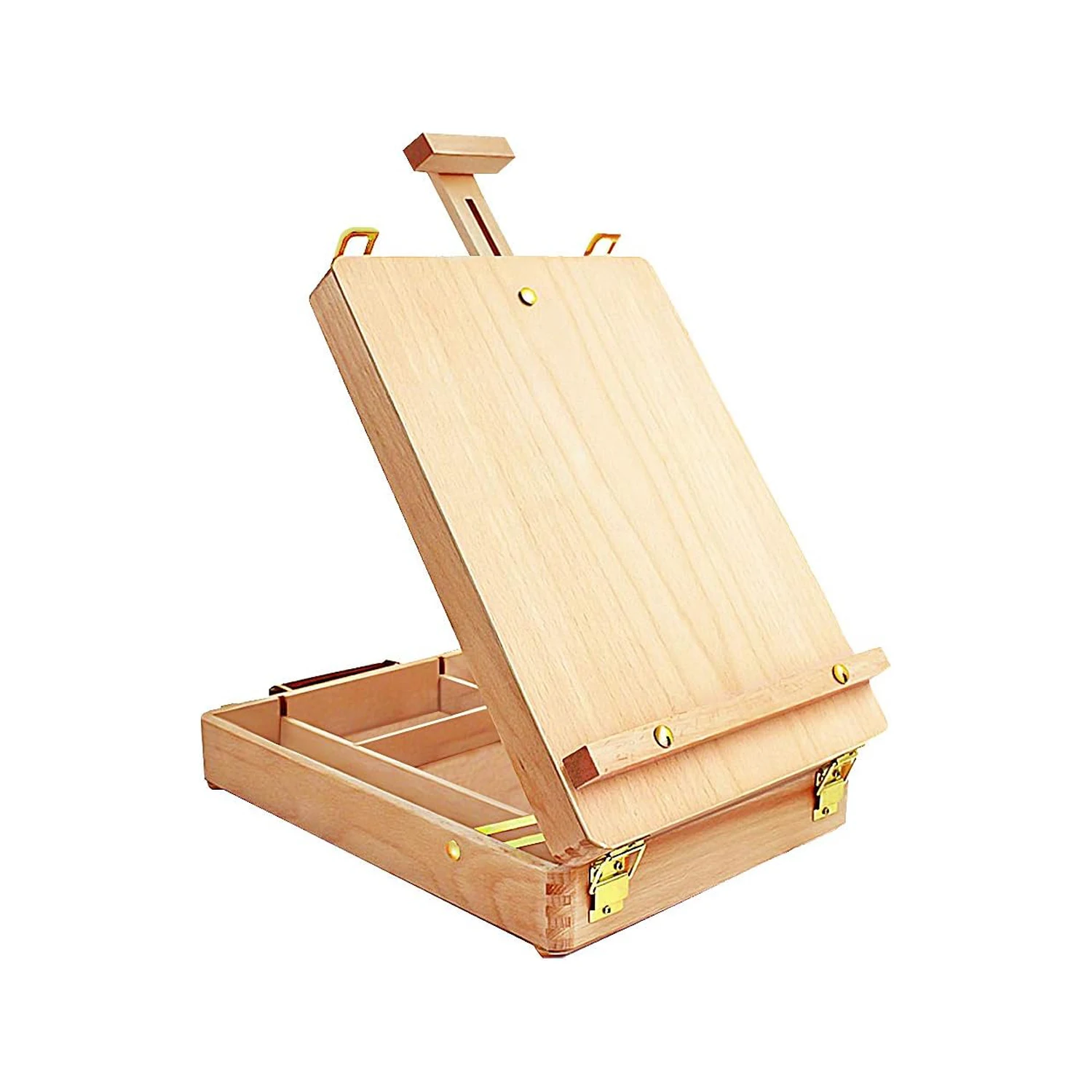 Premium Sketchbox Desktop Art Easel Tabletop Wooden for Painting Student