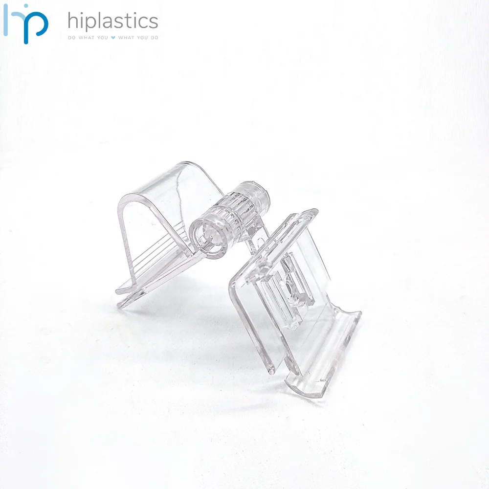 Hiplastics HYZ13005 оптовая продажа розничная прозрачная пластиковая инъекция ESL держатели ценовых этикеток зажим для аквариума
