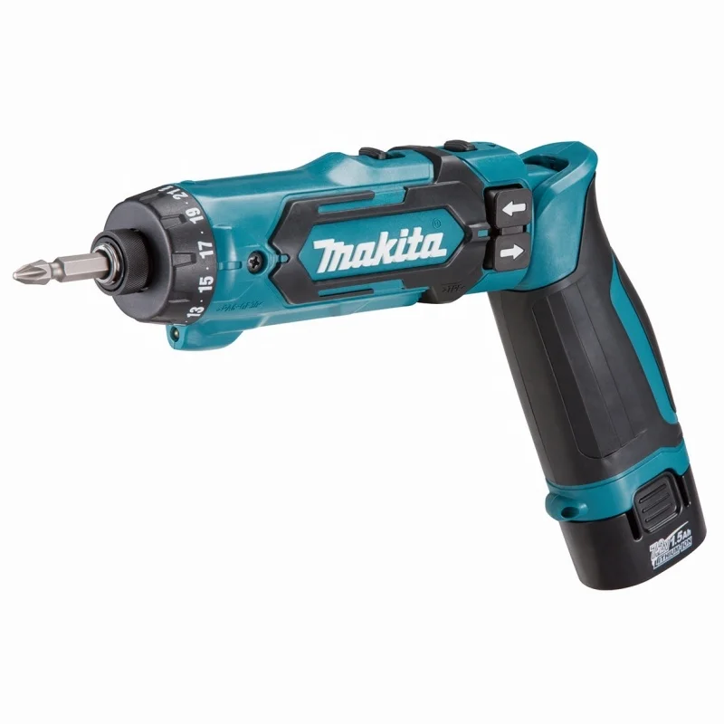 Original Makita DF012 Minitype Household Rechargeable Screwdriver Machine 7.2v Adjustable-Speed Foldable Handle  Drill Machine