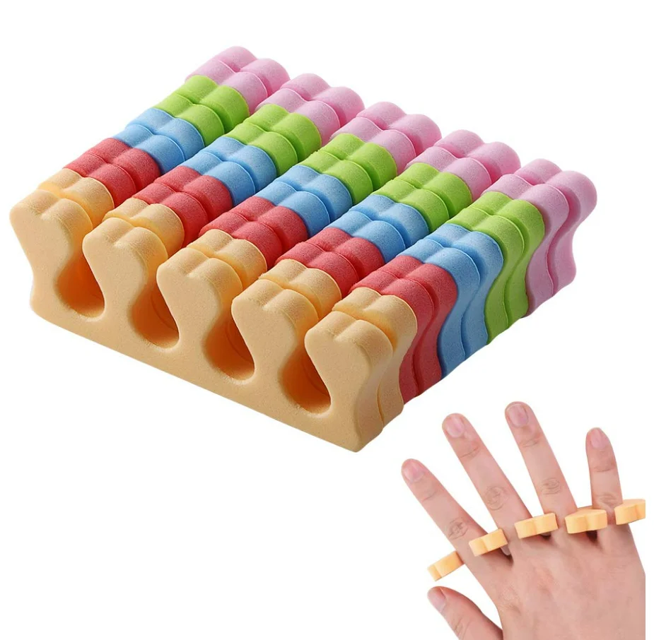 New Arrival Unisex Gel Toe Separators Soft Sponge Pedicure Finger Separators Hallux Valgus Protector