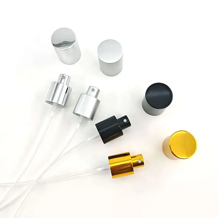 18mm fine mist aluminum twist up atomizer mini metal perfume atomizer spray oil pump sprayer cap